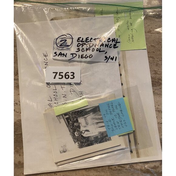 Vintage 1941 Electrical Ordnance School Photographs & Documents - Picture 6 of 6